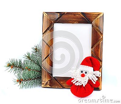 New Year's frame Stock Photo