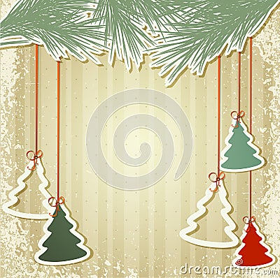 New Year's holiday background Vector Illustration