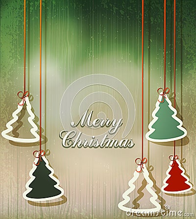 New Year's holiday background Vector Illustration