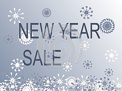 New year sale Vector Illustration