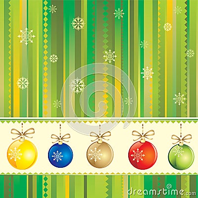 New Year seamless background Vector Illustration