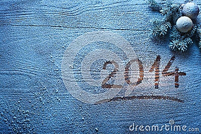 New Year 2014. Stock Photo