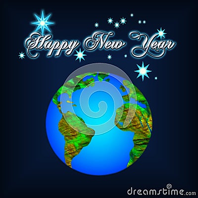 Happy New Year 2024 Stock Photo