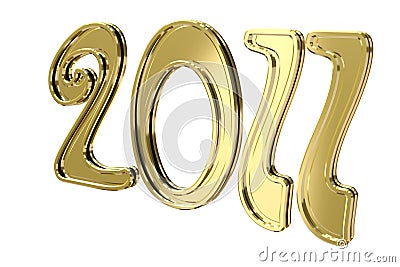 New year text 2011 Stock Photo