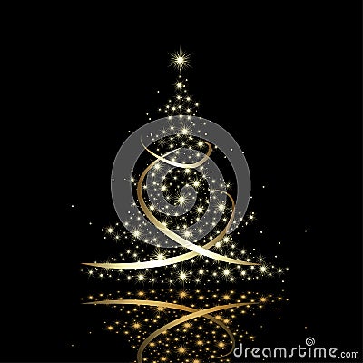 New year tree Vector Illustration