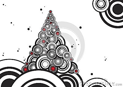 New-year tree Vector Illustration