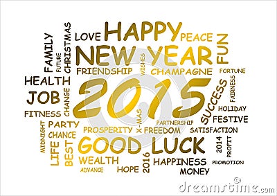 New year 2015 Stock Photo