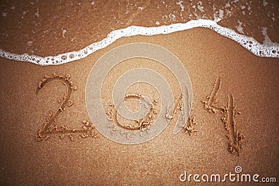 New year 2014 Stock Photo