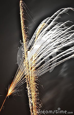 New Years Fireworks Stock Photo