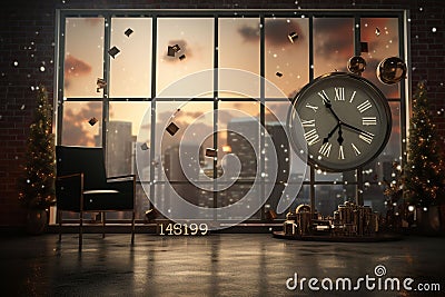 New Years resolution concept with a creative Stock Photo