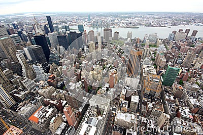 New York aerial view Stock Photo