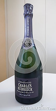 Charles Heidsieck Champagne Brut Reserve Editorial Stock Photo