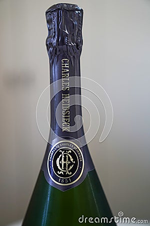 Charles Heidsieck Champagne Brut Reserve Editorial Stock Photo