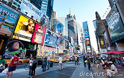 New York , Broadway Editorial Stock Photo