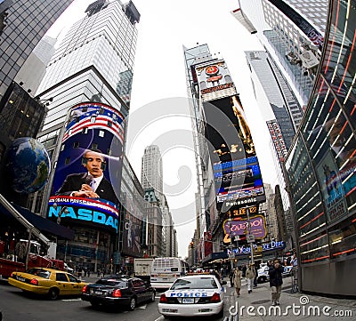 New York Broadway Editorial Stock Photo