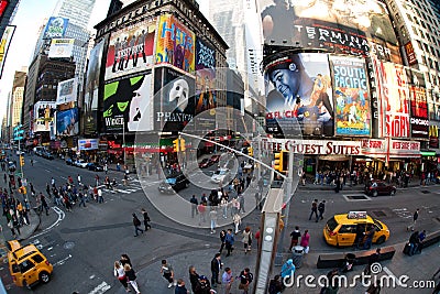 New York , Broadway Editorial Stock Photo