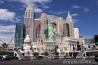 New York Casino and Hotel in Las Vegas, Nevada Editorial Stock Photo