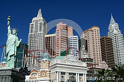 New York Casino - Las Vegas Editorial Stock Photo