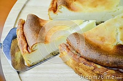 New York Cheese Cake Stock Photo