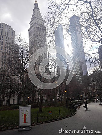 New york , chrisler , manhattan , central park Editorial Stock Photo