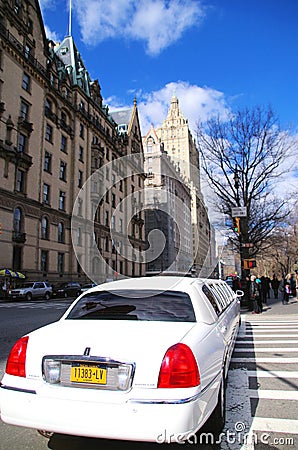 Stretched limousine Editorial Stock Photo