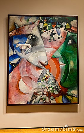 New York City MOMA Marc Chagall Editorial Stock Photo