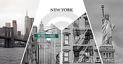 New york city postcard Stock Photo