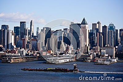 New York City Skyline Editorial Stock Photo