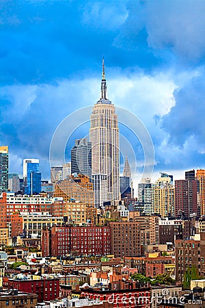 New York City Skyline Editorial Stock Photo