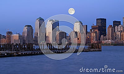 The New York City Skyline Stock Photo