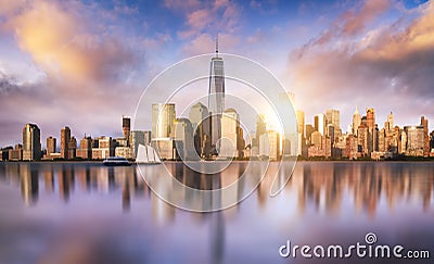 New York City skyline Stock Photo