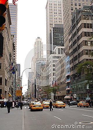 New York City street Stock Photo