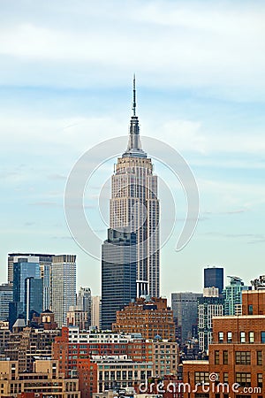 New York City, USA iconic skyscraper buildings in downtown Manhattan Editorial Stock Photo