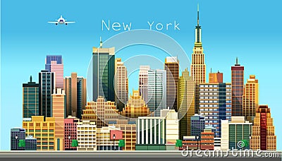 New York city. Vector illustration Vector Illustration