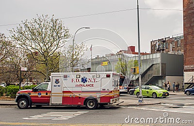 New York Fire Department car Editorial Stock Photo