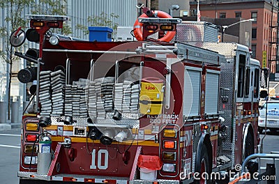 New York Fire Truck Editorial Stock Photo