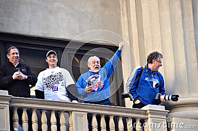 New York Giants Fans Editorial Stock Photo