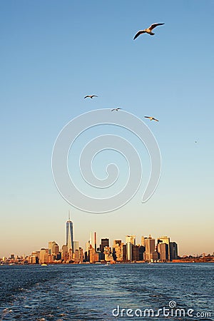 New york, lower manhattan Stock Photo