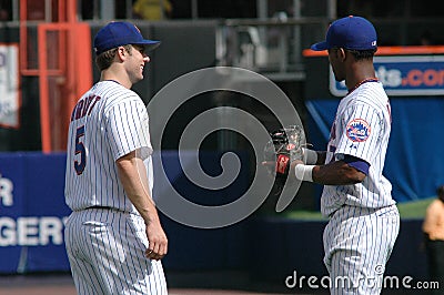 David Wright and Jose Reyes Editorial Stock Photo