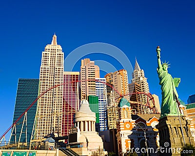 New York New York Casino in Las Vegas Editorial Stock Photo