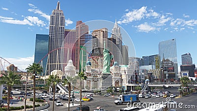 New York New York Casino in Las Vegas Nevada Editorial Stock Photo
