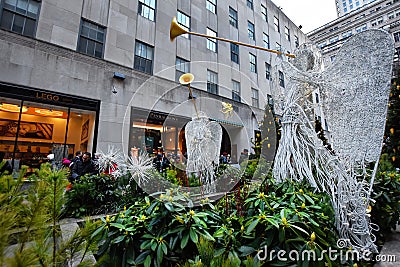 The famous Rockefeller Center in Manhattan Editorial Stock Photo