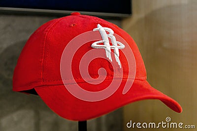 Houston Rockets hat Editorial Stock Photo