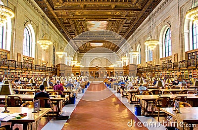 New York Public Library Editorial Stock Photo