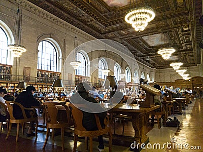 The New York Public Library Editorial Stock Photo