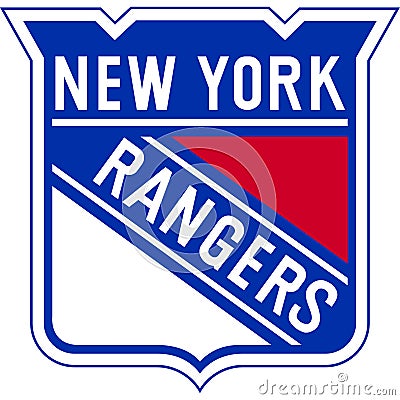 New york rangers sports logo Editorial Stock Photo