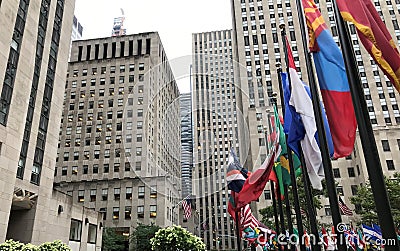 New York Rockefeller Center Editorial Stock Photo