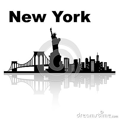 New york skyline Vector Illustration