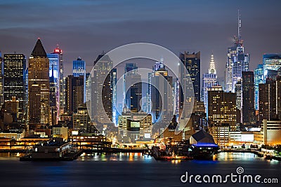 New York skyline Editorial Stock Photo