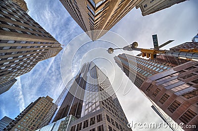 New york skyscrapers Stock Photo